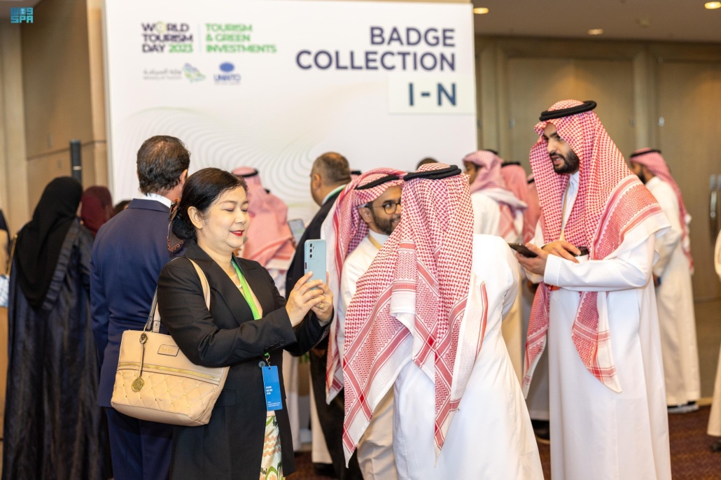 جانب من فعاليات استضافة الرياض ليوم السياحة العالمي